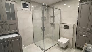 Sürgülü Duşakabin Modelleri Askılı Sistem Duşakabin || Banyo Örnekleri