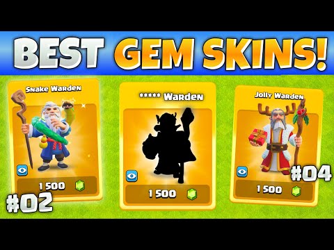 WHICH IS BEST GRAND WARDEN HERO SKINS FOR GEMS IN CLASH OF CLANS 2026 