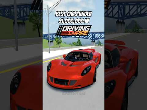 Best cars UNDER $1M in Driving Empire! 💵 #shorts