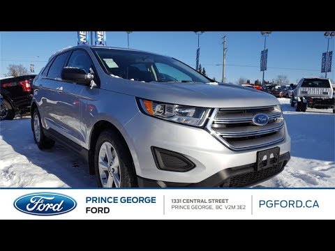 Silver 2018 Ford Edge SE AWD Review Prince George British Columbia - Prince George Ford