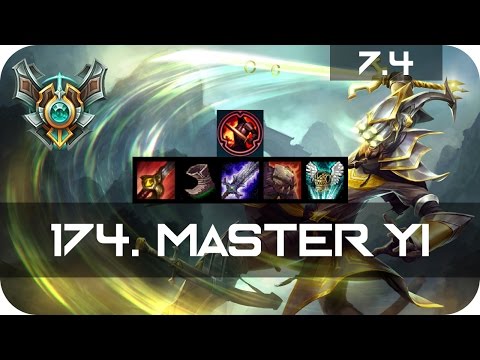 Master Master Yi Jungle vs Shaco Season 7 s7 Patch 7.4 2017 Gameplay Guide Build Normals