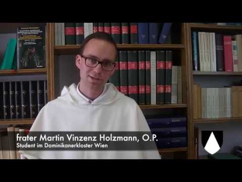 Student frater Martin Vinzenz Holzmann, O.P.