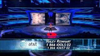 Haley Reinhart - Earth Song (1st Song) - Top 4 - American Idol 2011 - 05/11/11