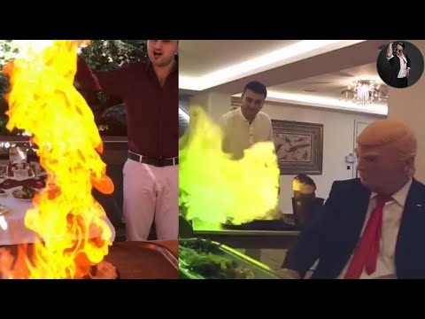 CZN Burak the Food King of Dubai -  Fake Trump loves CZN Burak's Food
