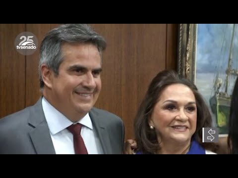 Eliane Nogueira toma posse como senadora na vaga de Ciro Nogueira