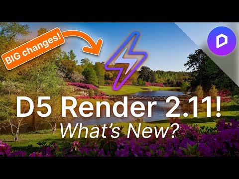 D5 Render 2.11 The Best New Features Explained! AI Overhaul, New Camera and Path Tools!