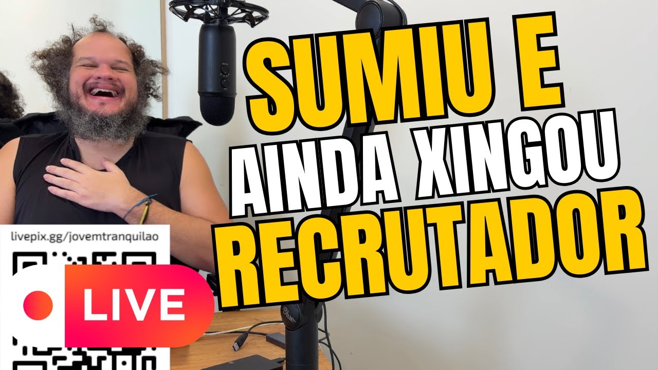 GERAÇÃO Z É CONTRATADO SOME E AINDA XINGA RECRUTADOR KKKK - 07/05/2025 - AO VIVO