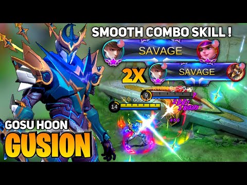 2x SAVAGE in Row! Gusion Ultra Fast Hand Combo | By Gosu Hoon - Mobile Legends