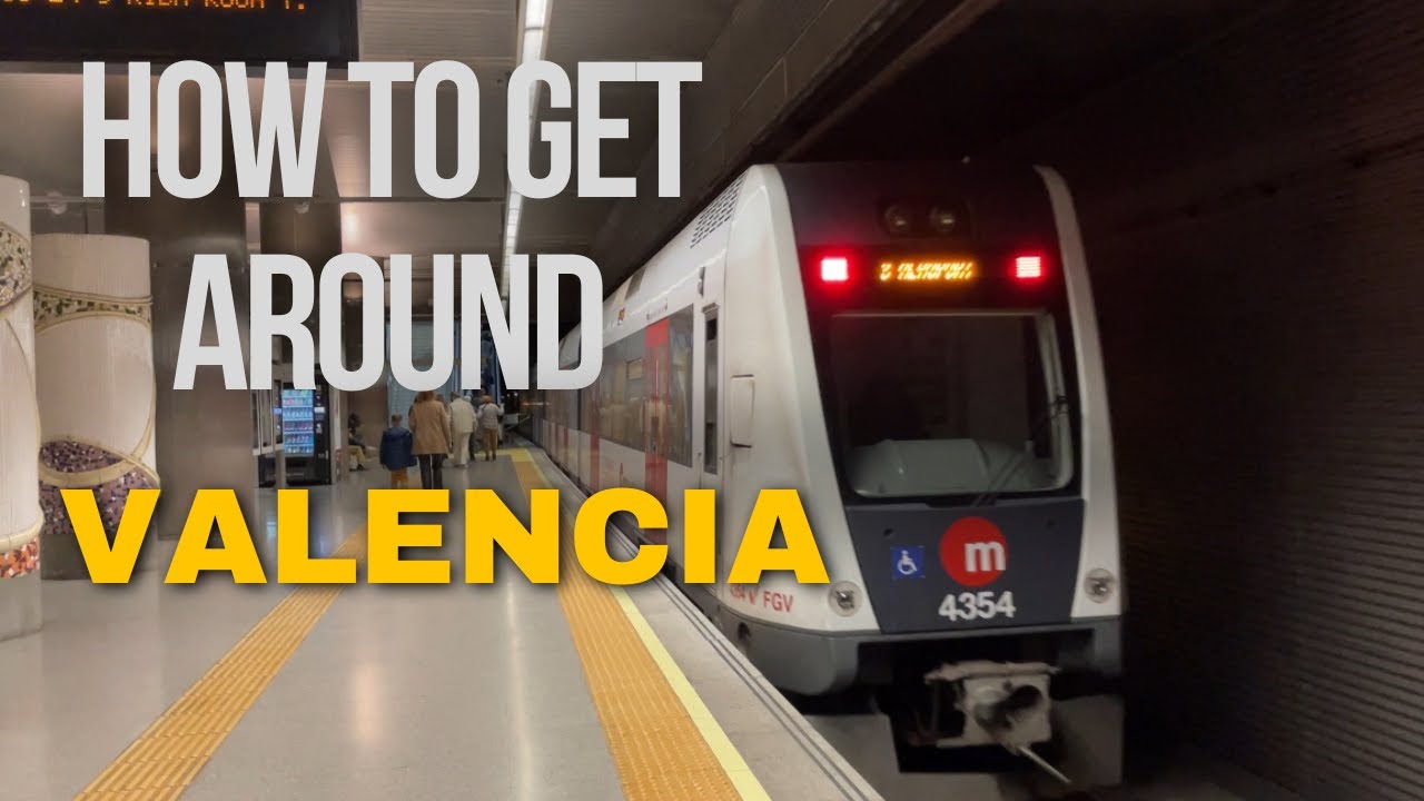 How We Got Around Valencia Using Public Transport - no car needed