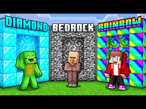 Mikey vs JJ vs Villager: Choose a Portal Battle in Minecraft (Maizen)