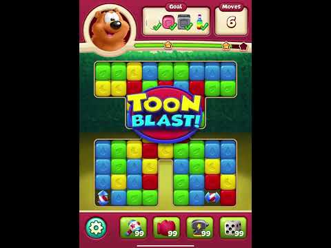TOON BLAST Levels 2444 - 2450 [No Boosters]