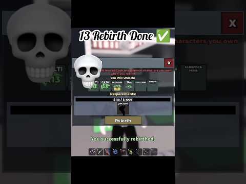 13 Rebirth Done ✅ in Steal a Brainrot Roblox #stealabrainrot #roblox