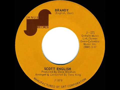 1st RECORDING OF: Mandy (as 'Brandy') - Scott English (1971)