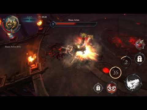 Raziel: Dungeon Arena - BIson Boss Battle