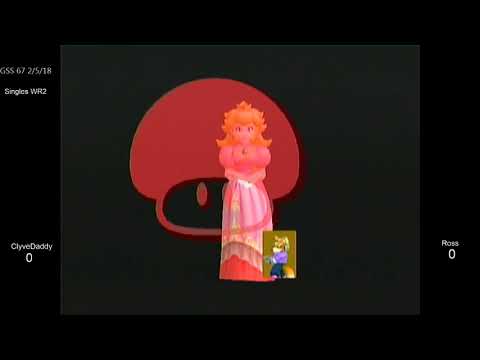 GSS 67 SSBM - ClyveDaddy (Peach) vs. Ross (Fox) - Melee WR2
