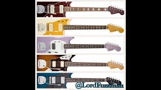 Video thumbnail for PART 1 - OFFSET SIGNATURE GUITAR SHOOTOUT - FENDER TVL KURT COBAIN J MASCIS LEE RANALDO RYAN JARMAN by Lord Fuzzman