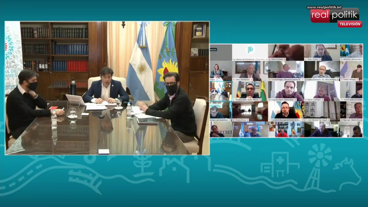 Kicillof firma convenios con intendentes para obras de infraestructura municipal