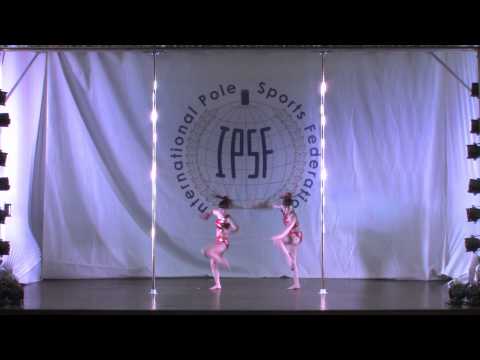 Akane Sato & Nodoka Mikami MIXED DOUBLES 3RD PLACE FINALIST - WORLD POLE SPORTS CHAMPIONSHIPS 2014