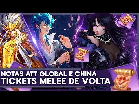 🥳✍🏻 NOTAS ATT GLOBAL E CHINA - RECLAMAMOS E VENCEMOS!! TICKETS MELEE, CR LUNE, SKIN FLIP ORFEU!! ✍🏻🥳