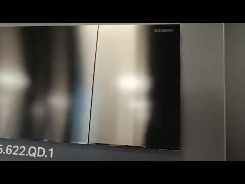 Geberit 115.622.QD.1 Змивна клавіша Geberit Sigma70: Чорний хром / Матовий, легко чиститься