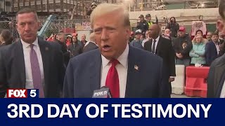 3rd day of testimony in Trump hush money trial