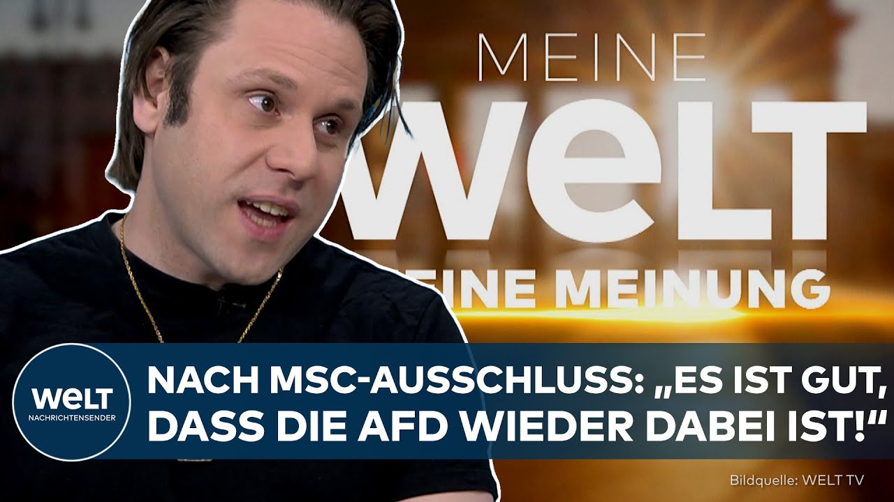 MEINUNG: Nach Ausschluss von der Sicherheitskonferenz – „Es ist gut, dass die AfD wieder dabei ist“