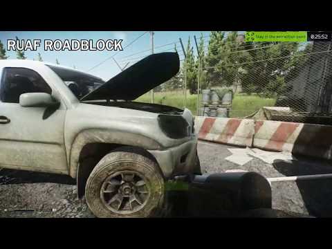 RUAF Roadblock (Woods) Exit Location With Map - Escape From Tarkov