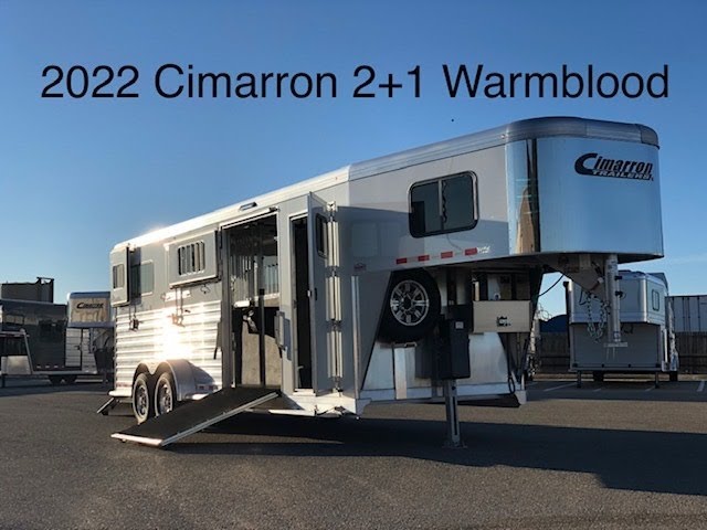 Preview image of 2022 Cimarron 2+1 Warmblood Gooseneck youtube video