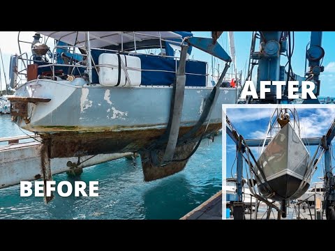 INCREDIBLE $5k Boat Transformation in Mins Timelapse Sailing GBU