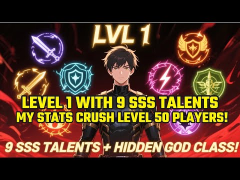 （FULL）LEVEL 1 with 9 SSS TALENTS & a HIDDEN GOD CLASS?! My Stats CRUSH Level 50 Players!