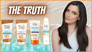 THE TRUTH ABOUT GARNIER SUNSCREENS: Ambre Solaire Anti-Dryness, Anti-Age, Sensitive Expert, Review