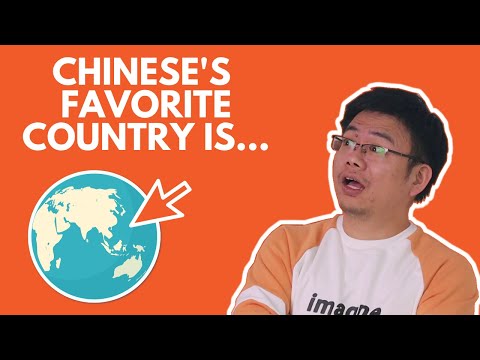 中國人最喜歡的國家