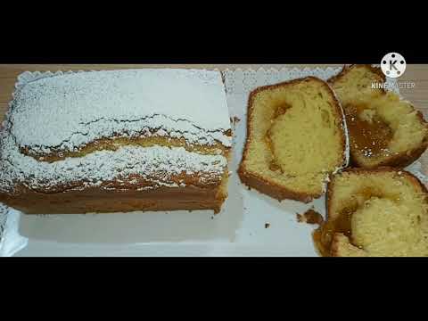 Plumcake allo yogurt e marmellata di pesche🍑facile facile..Dolci&delizie