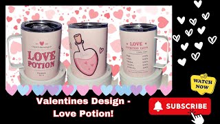DIY - Handmade-Valentine's Sublimation Coffee Tumbler