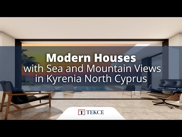 Modern Houses with Sea and Mountain Views in Kyrenia North Cyprus