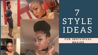 7 Easy Ways to Style Goddess Locs/Box Braids