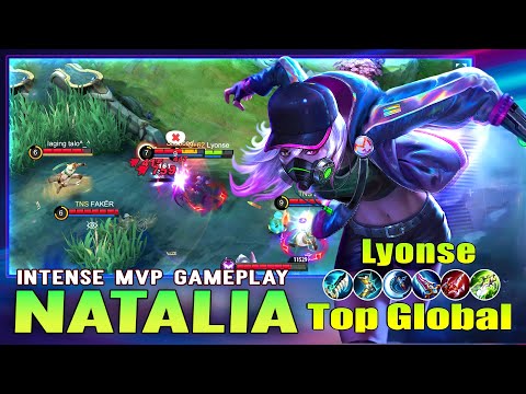 Natalia Intense Gameplay! Top Global Natalia by Lyonse ~ Mobile Legends
