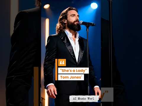 "She's a Lady"  Tom Jones' Timeless Tribute to Elegance#agt #6Os #70s#8Os #oldsong #music #aicover