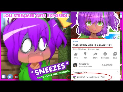 THIS LOLI STREAMER SNEEZED LIKE A GUY! (Possible Voice Changer Fail?)