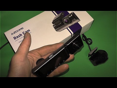 AZDOME M550 3 канальный видеорегистратор 4К с GPS, WiFi, ИК Ночное Видение!