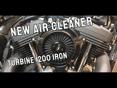 Changing air cleaner on my hd 1200 iron sportser from stock to turbine