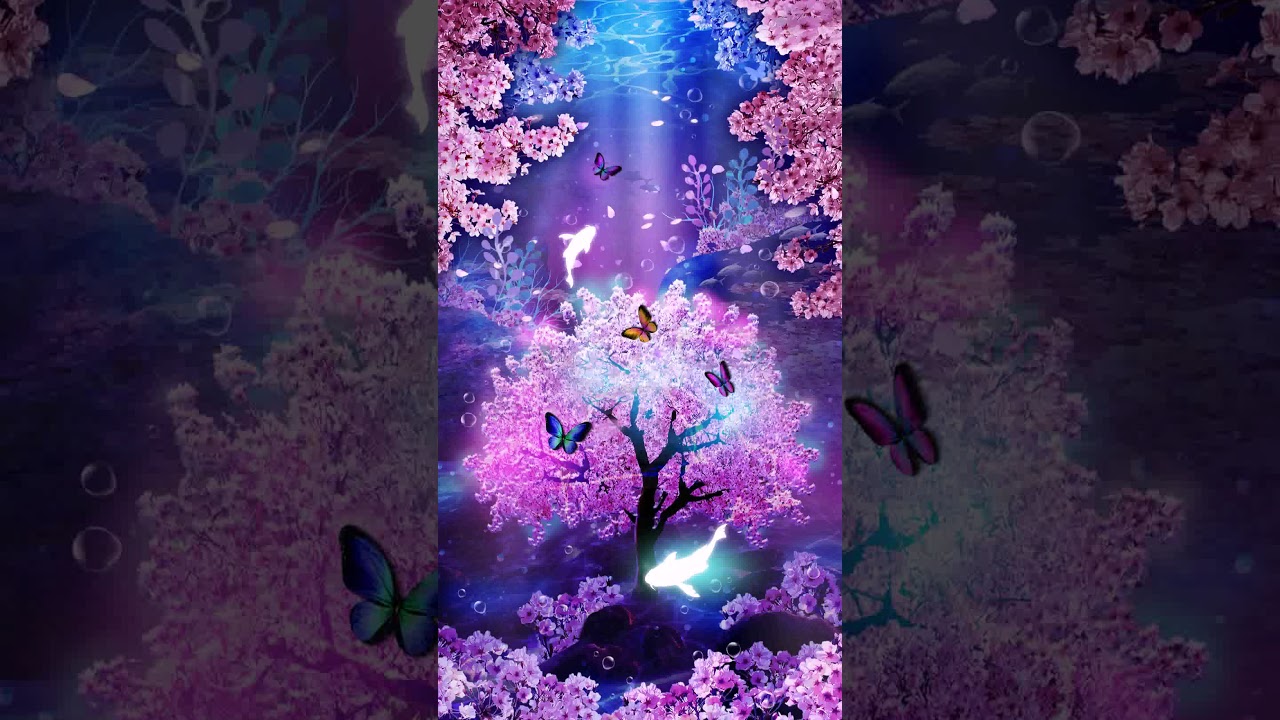 [Samsung Theme-Live Wallpaper] Fantasy blossom
