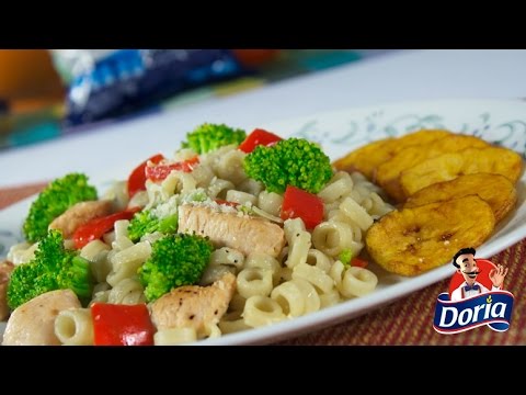 Ensalada de Argollitas Doria con Pollo y Brocol