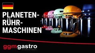 Batteur-mélangeur planétaire professionnel - 7L - 350W - incl. 3 outils - Gris