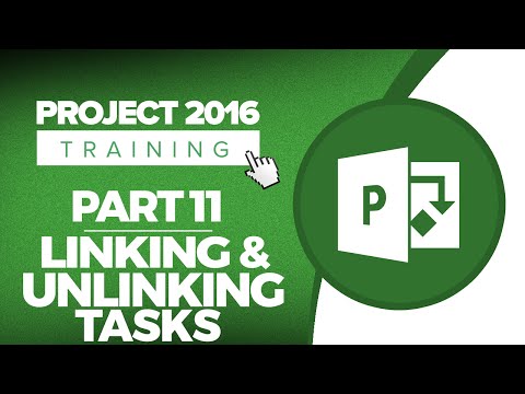 Project 2016 for Beginners Part 11: Linking and Unlinking Tasks in Microsoft Project 2016
