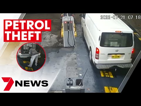 Two men in Arncliffe have stolen a containers worth of petrol  | 7NEWS