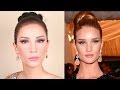 Голливудские макияж и прическа/трансформация Рози Хантингтон 