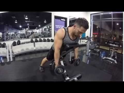 Incline Bench Dumbbell Shrug