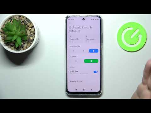 How to Switch SIM Card Preferences on POCO X4 GT - SIM Card settings