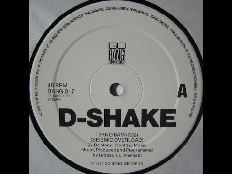 D-Shake – Teknø Bam (Seismic Overload 1991)